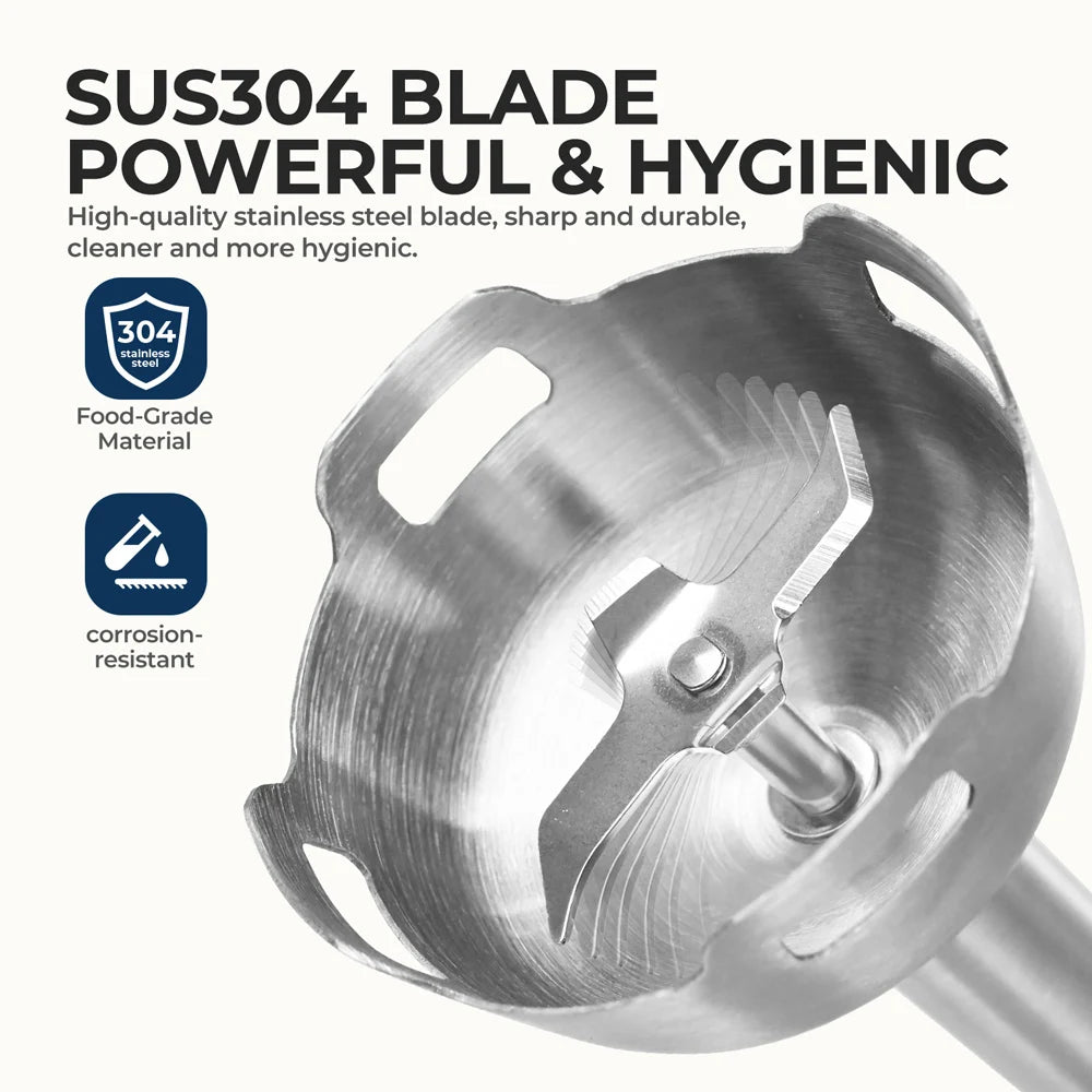 BlendMate UltraMix 1500W 6-in-1 Immersion Blender