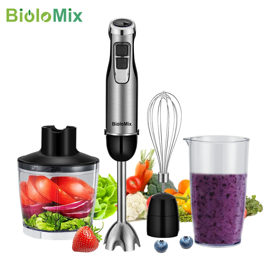 BlendMate ProMix 1200W 4-in-1 Hand Blender Set