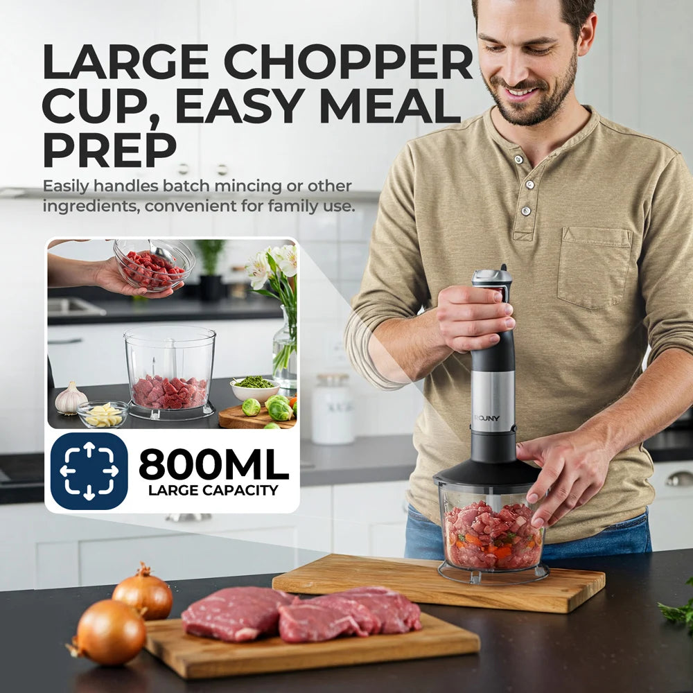 BlendMate UltraMix 1500W 6-in-1 Immersion Blender