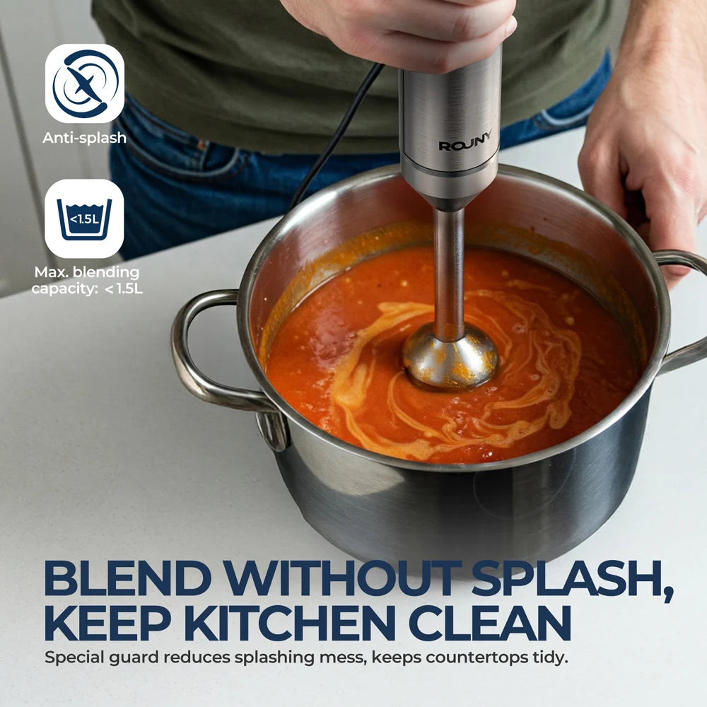 BlendMate SwiftMix 1000W 4-in-1 Immersion Blender