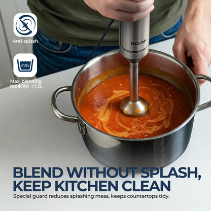 BlendMate SwiftMix 1000W 4-in-1 Immersion Blender